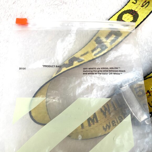 Off-White Classic Industrial Web Logo Belt